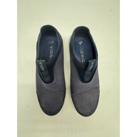 Vionic Womens Adell Slip On Athletic Shoes Round Toe Size 7 Navy Comfortable - Picture 3 of 14